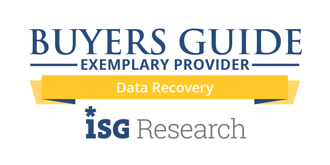 ISG Exemplary Data Recovery 2025